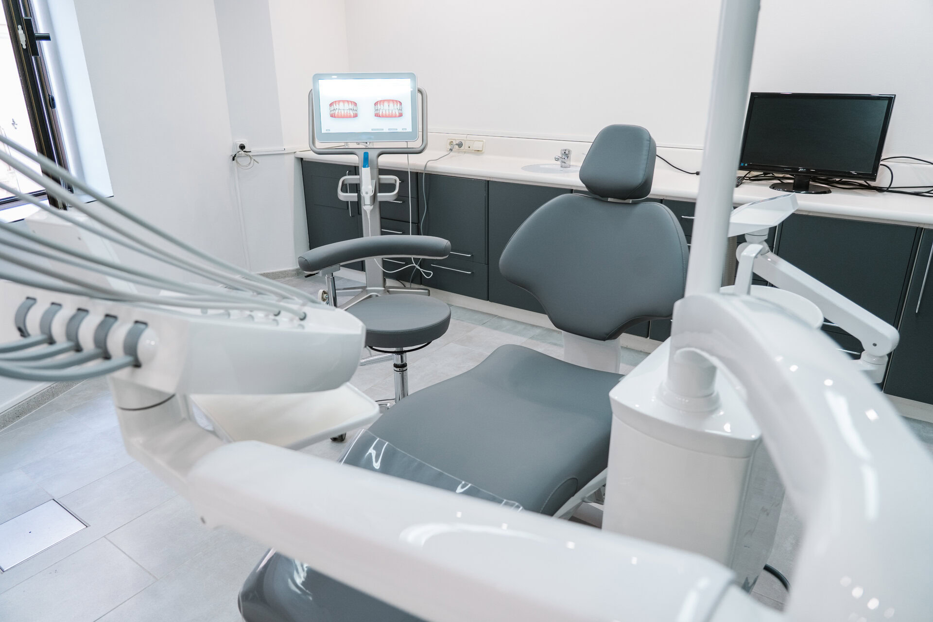 Dental treatment room at G Smiles Dentistry in Maumelle, AR
