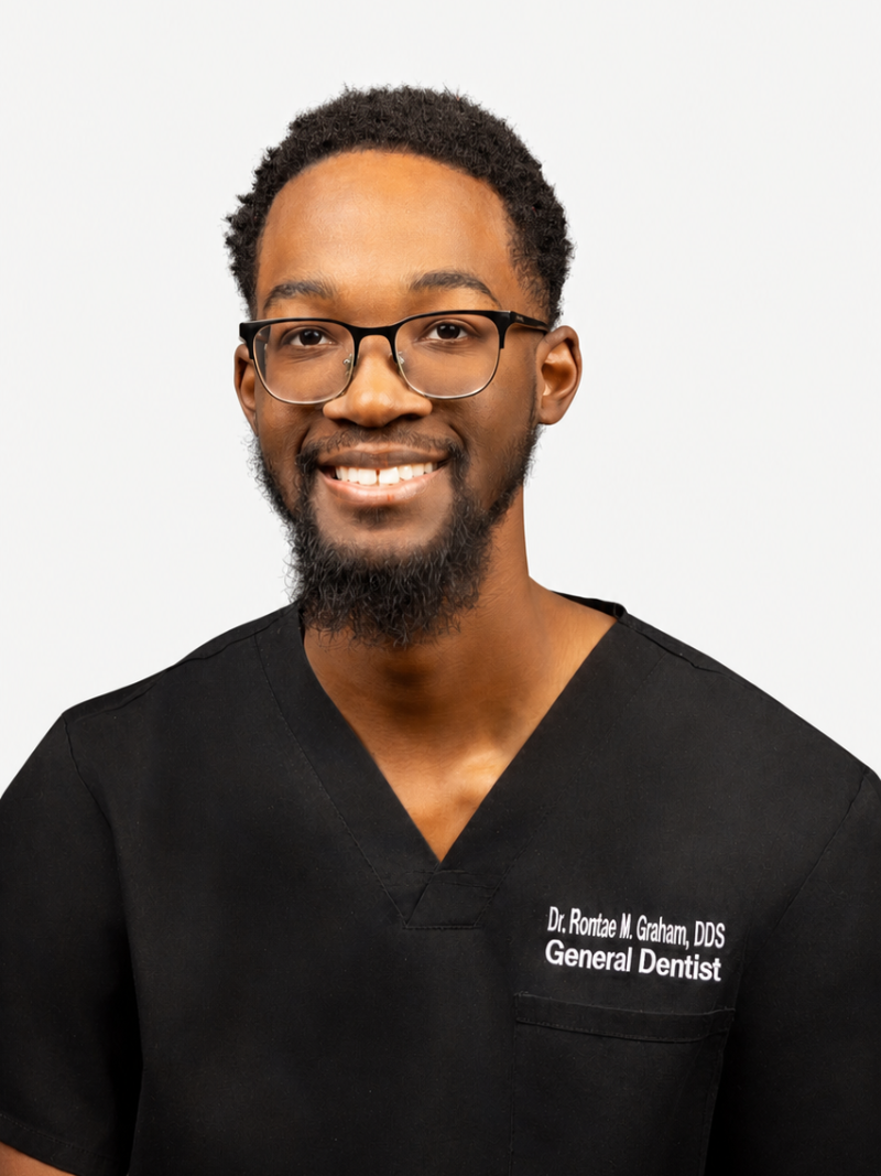 Dr. Rontae Graham, DDS of G Smiles Dentistry in Maumelle, AR